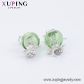 E-706 xuping moda más reciente diseño linterna forma diseño sintético zircon damas pendientes